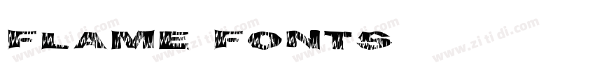 FLAME FONTS字体转换